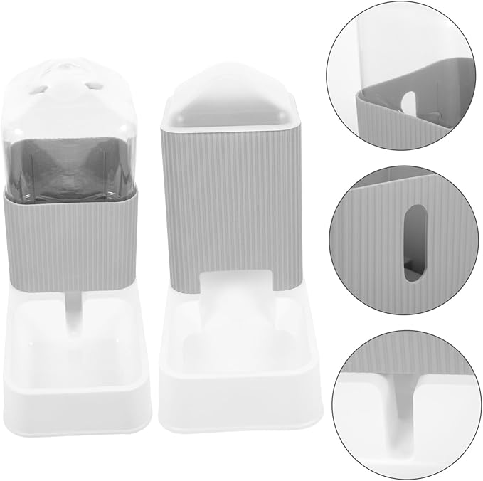 Automatic Pet Feeder Dispenser for Dogs and Cats Durable Food Bowl with Bite-Resistant Material Convenient for Home Use Saving Feeding