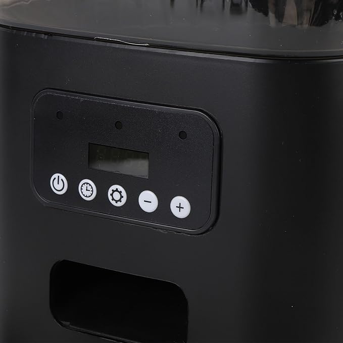 Automatic Cat Feeder Timed Feeding Button Control for Pet Indoor (Dual Bowls)