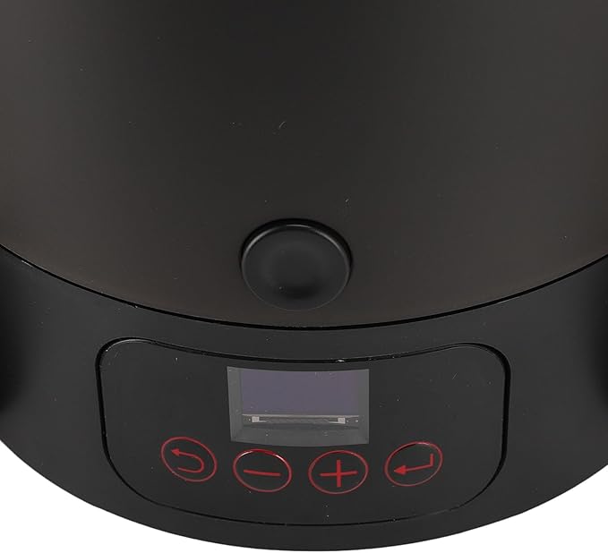 Automatic Cat Feeder, 3L Large Capacity Timed Cat Feeder with Stainless Steel Bowl, Pet Food Dispenser Dog Feeding Station Dry Food Dispenser Smart Pet Feeder for Cats Dogs (Black)