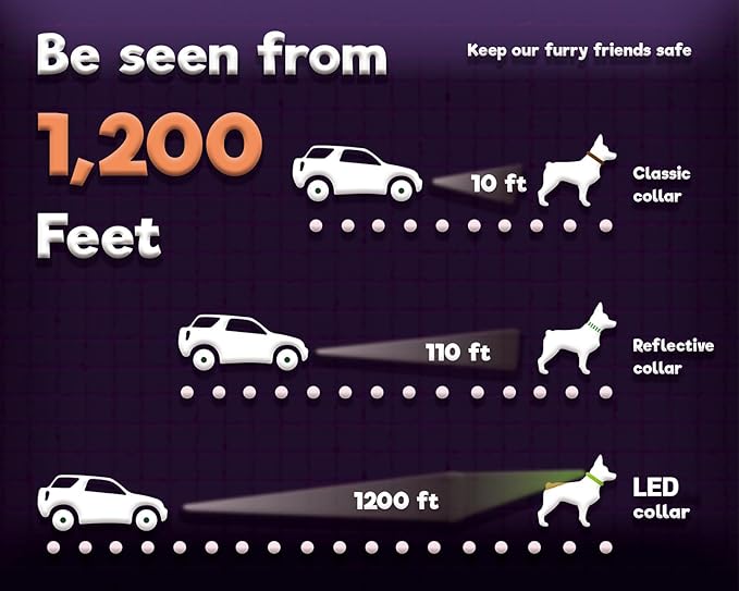 DOGWONG LED Dog Collar - Christmas Red Plaid Heavy Duty Light up Dog Collars - Rechargeable Waterproof - Lighted Dog Collars for Night Walking, Hiking, Camping(Red Plaid,S)