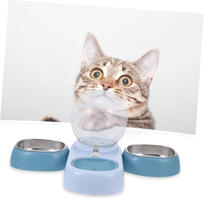 Happyyami Automatic Water Dispenser for Pet Abs Water Feeder Stainless Steel Bowl Pet Supply