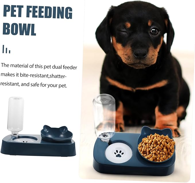 Detachable Pet Feeder Cat Puppy Water Feeder Automatic Pet Food and Water Dispenser Bottle