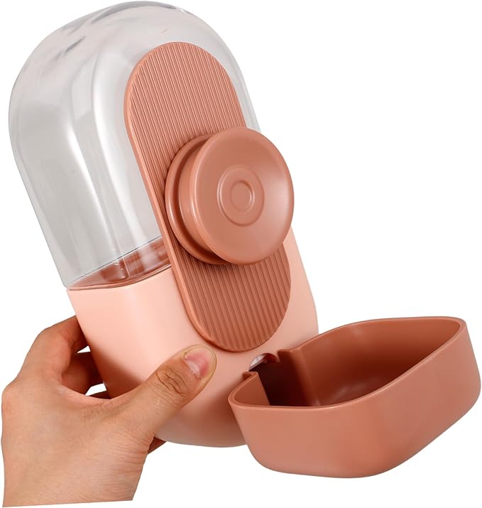 POPETPOP 5pcs Dog Water Dispenser Pet Water Bottle Hanging Design for Crate Easy to Install
