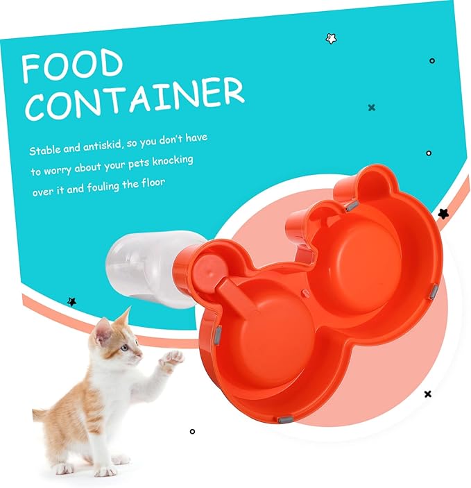 BESPORTBLE 1pc Automatic Dog Water Dispenser and Pet Bowl Slip Design Bowl and Automatic Feeder for Dogs Cats Lightweight and Easy to Clean for Home Use