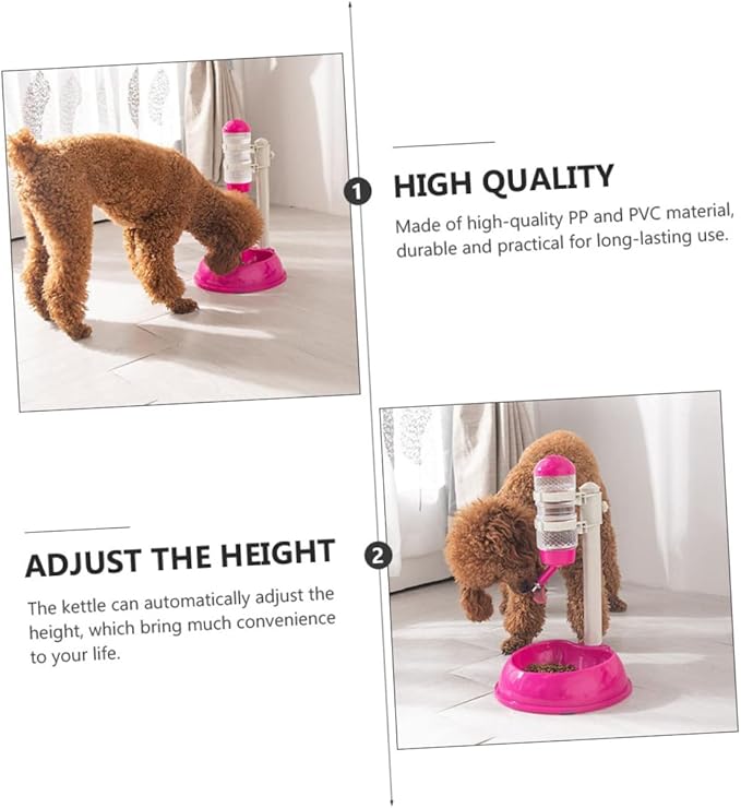 1pc Automatic Pet Water Dispenser Transparent Water Feeder for Dogs Cats Material Convenient Pet Supplies for Hydration