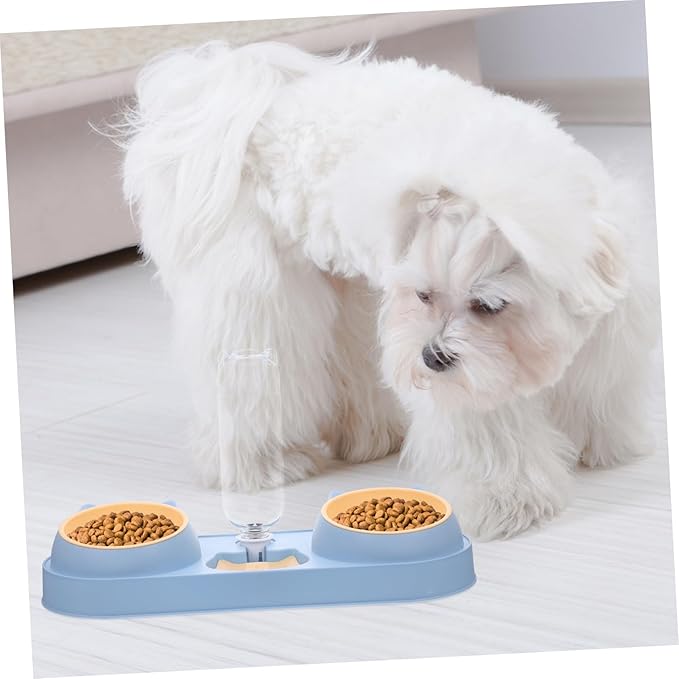 HANABASS Plastic Feeding Bowl Pet Feeding Device Cat and Dog Automatic Feeder and Drinker