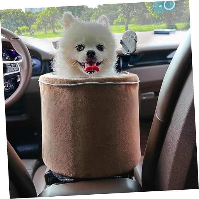 Car Dog Bed Non-Slip Pet Travel Cushion Washable and Durable Dog Car Seat for Comfort and Safety Lightweight Portable Design