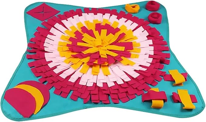 Pet Dogs Mat Pet Leak Food Anti Choking Mat Cat Dog Training Blanket Nose Work Toy Pet Slowing Feeding Mat