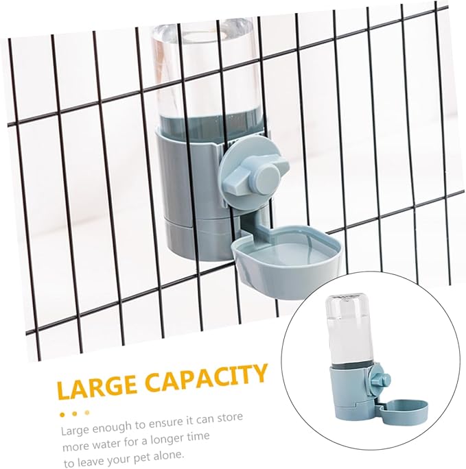 POPETPOP Hanging PET Water Dispenser Automatic Rabbit Water Bottle Leak-Proof Design Suitable for Small Animals Easy to Install PET Feeder