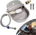 YUEWO Automatic Drinking Fountain for Dogs 304 Stainless Steel Float Type Livestock Automatic Drinking Water Equipment