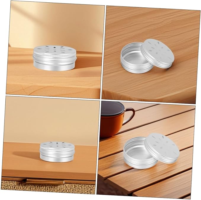 Hemoton 6pcs Scent Training Box Dog Agility Training Tools Aluminum Scent Cans Nose Work Containers Easy Identification Portable Kit