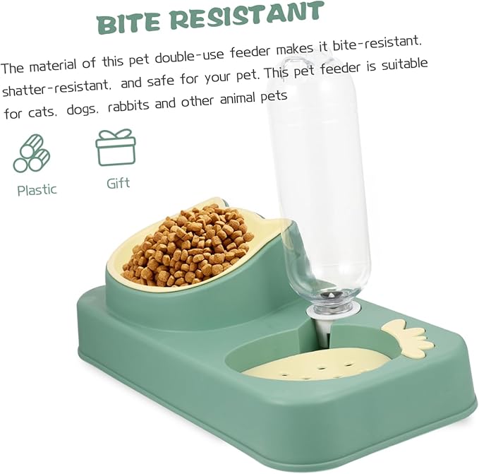 1pc Dog Feeder Stand Automatic Water Bowl Cat Bowl Wear-Resistant Daily Use