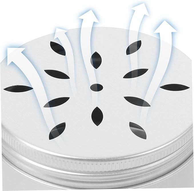 TEHAUX 10pcs Dog Scent Training Case Tins Lids for Nose Work Containers for Scent Detection and Odor Training for Dogs and Working Breeds