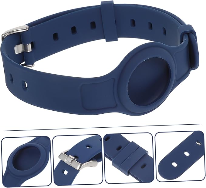 HOMSFOU Dog Collar Tracer Protective Case Keychain Cover Pet Case Comfortable for Walking Running Silicone Material No Entanglement