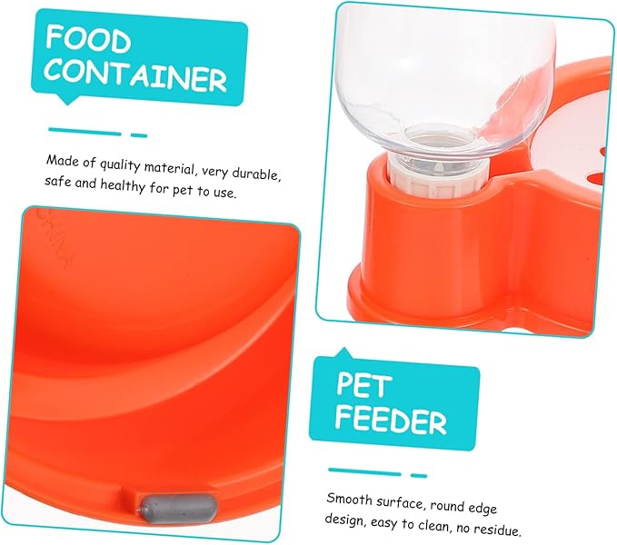 BESPORTBLE 1pc Automatic Dog Water Dispenser and Pet Bowl Slip Design Bowl and Automatic Feeder for Dogs Cats Lightweight and Easy to Clean for Home Use