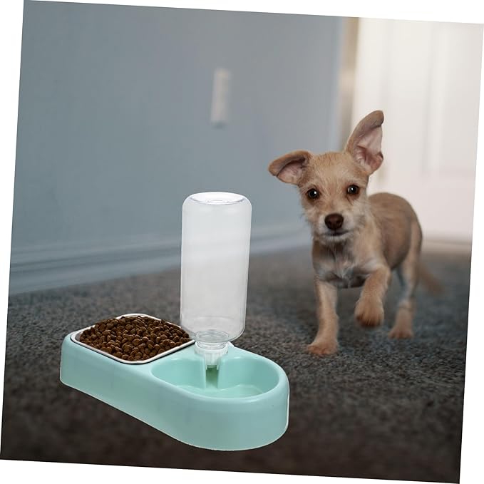 VANZACK 1Set Automatic Pet Feeder Water Bowl Self Refilling Dog Water Dispenser with Material for Home Professional