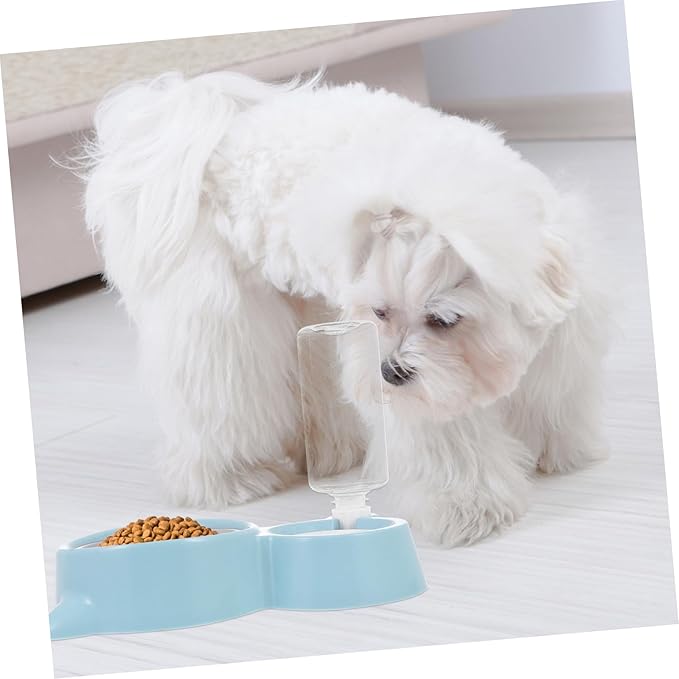 1pc Automatic Pet Feeder and Water Dispenser Bowl -Spill Feeding Non- Design for Comfortable Dining