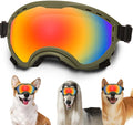 Dog Sunglasses with Adjustable Strap, UV Protection, Winproof Puppy Sunglasses, Suitable for Dogs Eyes Protection,Soft Dogs Goggles
