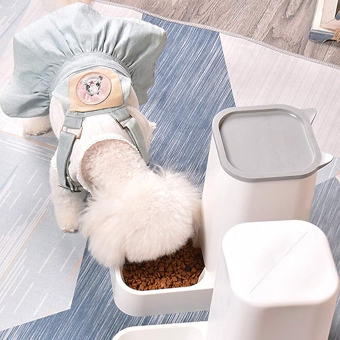 Automatic for Cat Dog Feeder and Feeding Solution Auto Kibble Food Dispenser for Small Middle Large Pets