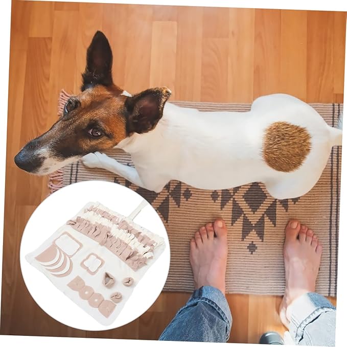 Snuffle Mat for Dogs Giant Plush Dog Nose Work Mat Pet Feeding Pad for Small Medium