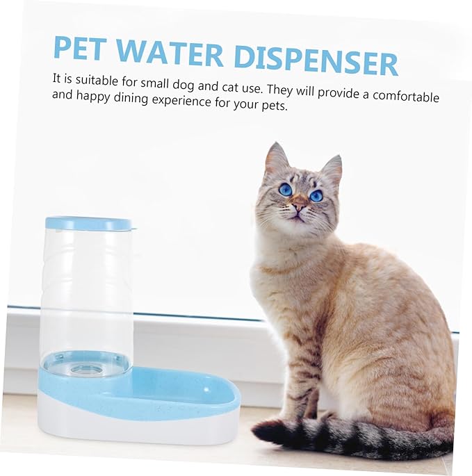 Automatic Pet Water Dispenser with Smooth Surface Cats and Rabbits Capacity Compact and Portable Water Bowl for Home Use