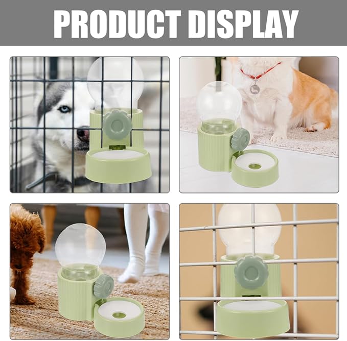 2pcs Hanging Pet Water Dispenser for Dogs and to Prevent Neck Discomfort Automatic Feeder for Animals for Home Use and Travel