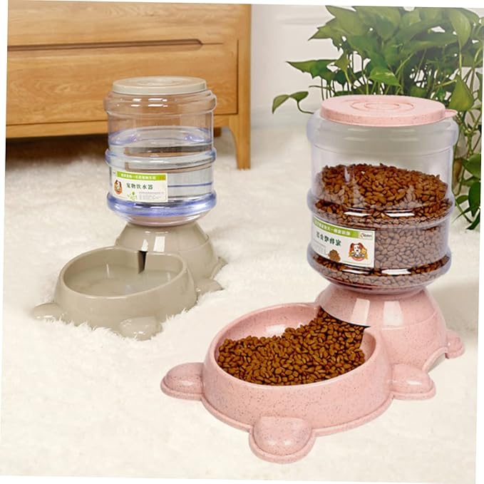 KESYOO Pet Feeder Dog Feeder Food Dispenser Food Holder Automatic for Home Capacity