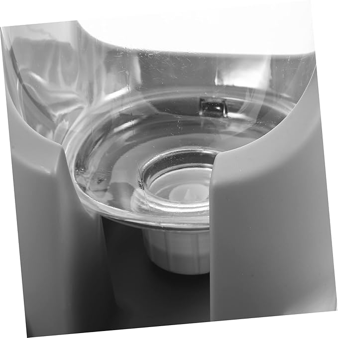 1pcs Cat Water Dispenser Large Capacity Automatic Gravity Pet Feeder for Dogs and Cats Bite-Resistant and Shatter-Resistant Plastic Easy to Clean and Removable Bowl Stylish Grey