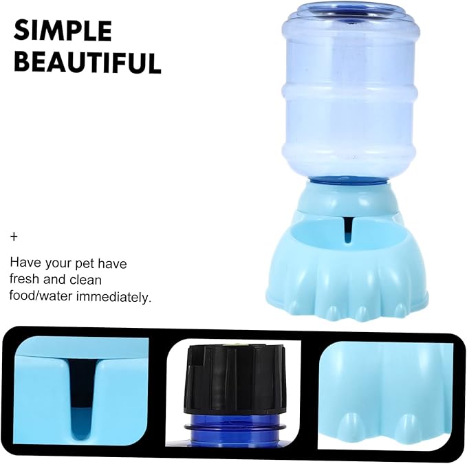 BESPORTBLE Automatic Dog Water Feeder Pet Pp Capacity Gravity Bowl Replacement for Old Bowls Random Color