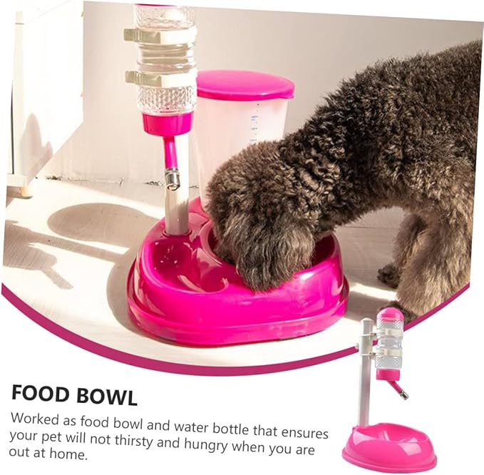 ERINGOGO 1pc Automatic Pet Water Dispenser Height Feeding Bowl and Water Drinking Non-Slip Base for Dogs and Cats Convenient Gravity Feeder for Pets