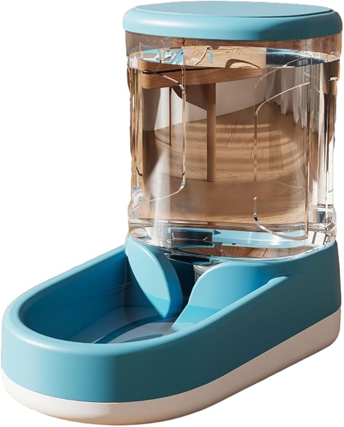 Thereisno 3.8L Pet Water Bowl Food Feeder Automatic Dog Feeding Bowl Water Dispenser Cat Drinking Bowl Food Container Pet Dishware Pet Feeder