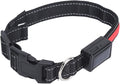 Light Up USB Rechargeable LED Dog Collar Adjustable Glow in Dark Safety for Nighttime Walking Camping Large Size