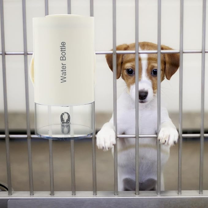 Toyvian Automatic Dog Water Dispenser with Nozzle Leak Pet Water Bottle for Cats and Dogs Easy Design for for Home Use