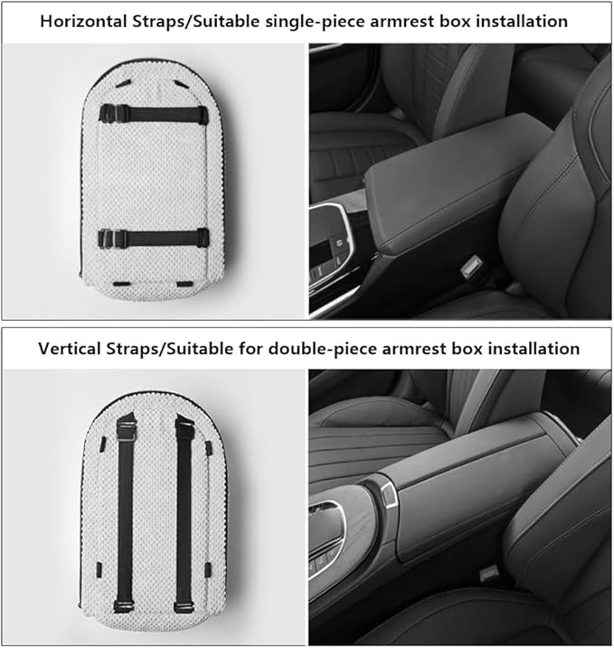 Portable Center Console Dogs Cats Car Bed, Pet Booster Seat, Comfortable Pet Armrest Car Seat, Coral Velvet Travel Pet Console Seat - Brown