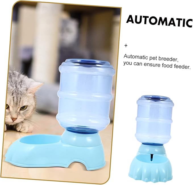BESPORTBLE Automatic Dog Water Feeder Pet Pp Capacity Gravity Bowl Replacement for Old Bowls Random Color