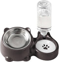 Kitten Bottle Feeding Kit,Metal Dog Feeder with Timer,Automatic Pet Feeder & Water Dispenser with Removable Stainless Steel Bowl, Water Bottle, Detachable Design