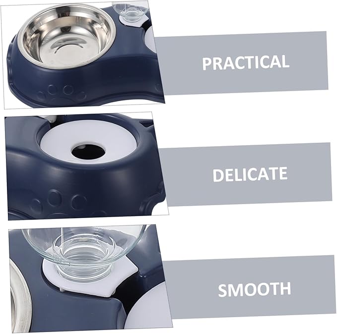KESYOO 1set Automatic Pet Feeder and Water Dispenser Dual Use Food and Water Bowl for Cats and Dogs Easy to Non- Design for Home and Pet Shops