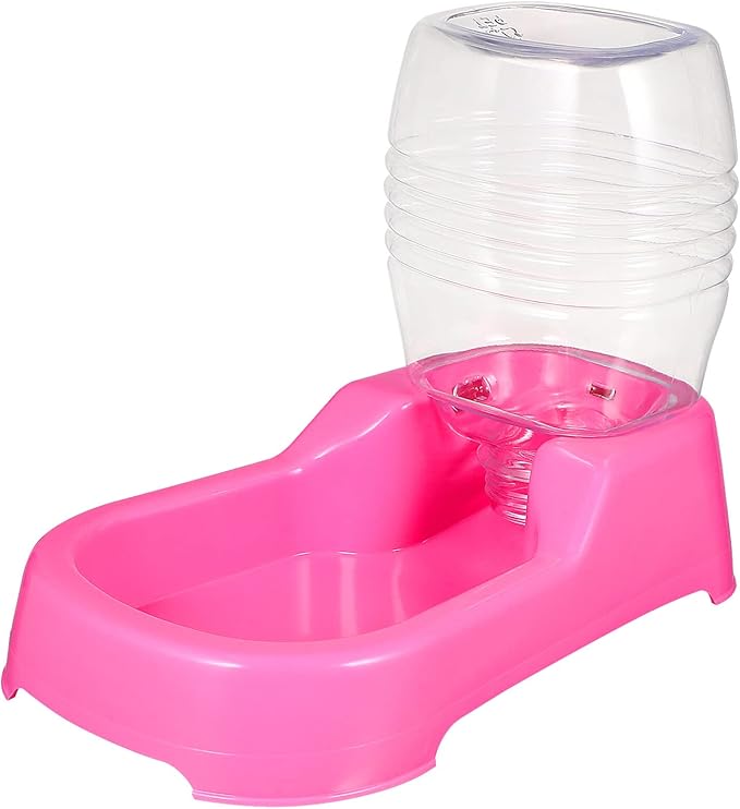 POPETPOP Pet Water Feeder Unique and Puppies Automatic Water Dispenser Non-tip Pet Drinking Bowl Smooth for Easy Cleaning