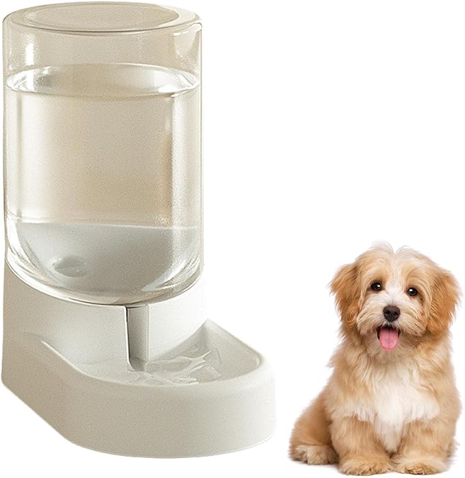 Automatic Feeder and Water Bowl Set and Small Dogs with Clear Food Storage Container Home Decors
