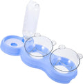 Double Design Pet Feeder Detachable Dog Food Bowl and -Fall Water Dispenser Convenient Pet Accessory for Dogs and Cats
