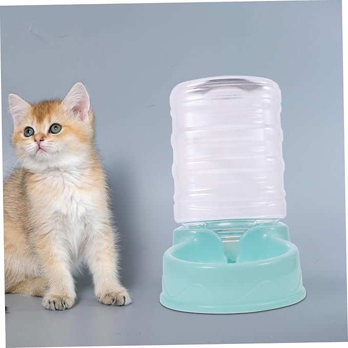 BESPORTBLE Automatic Dog Water Feeder and Cat Water Dispenser Durable Pet Watering Station with Unique Design Shatter-Resistant Material for Home Decor and Pet Hydration