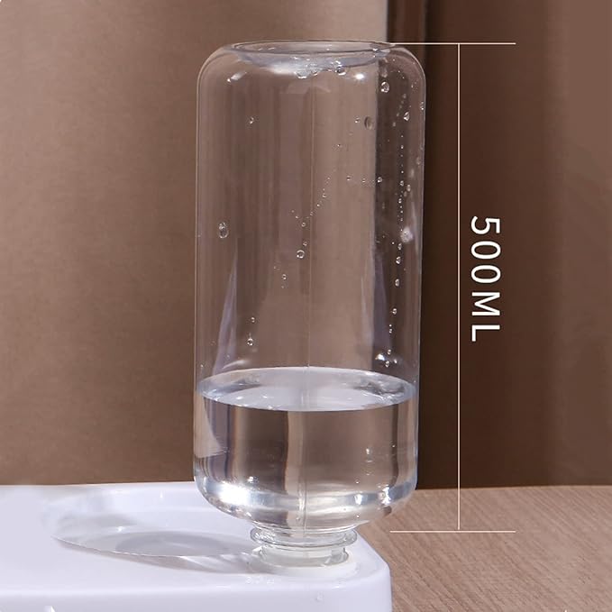Pet Feeder and Waterer Pet Bowl Automatic Feeder with Water Fountain Dog Food Food Water Bowl Food Water Bowl Dispenser