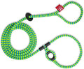 Harness Lead No Pull Dog Harness and Leash Set, Anti Pull Dog Harness, One-Piece Cushioned Rope Safely Prevents Escaping and Pulling *New Insert is Removable (Medium/Large, Peacock/Blue/Lime)
