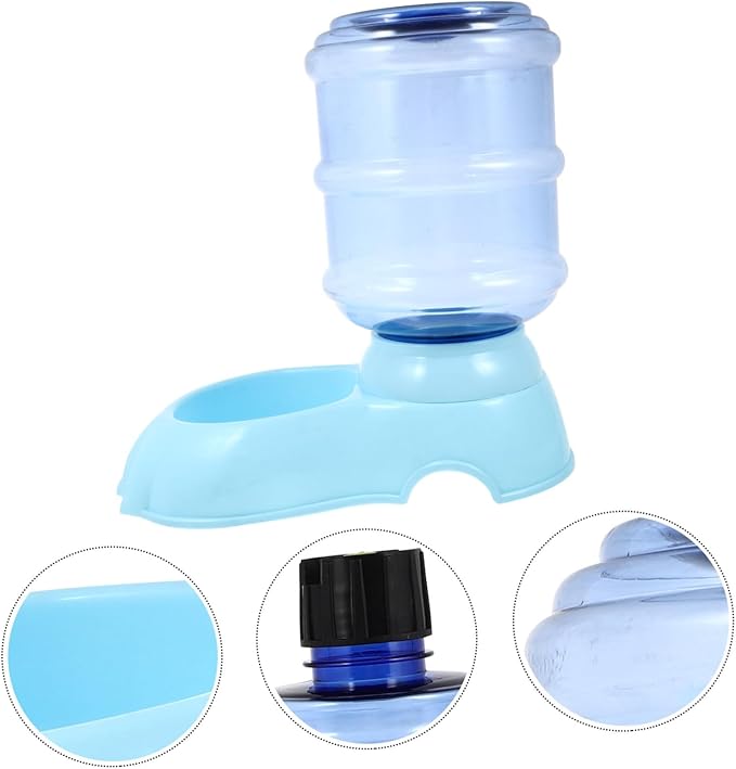 Kisangel Automatic Pet Water Dispenser for Cats and Dogs Bowl Feeding Random Colors for Cats and Puppies