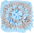 Mini Square Snuffle Mat for Small Pets, Interactive Nose Work Toy for Rabbits Hamsters Dogs, Fun Foraging Pad for Boredom Relief and Energy Release (A12)
