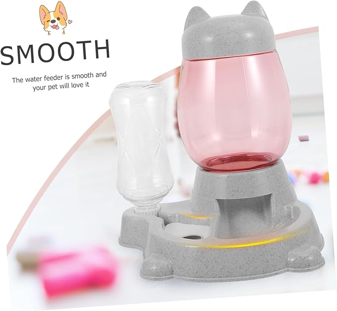 SUPVOX Automatic Cat Water Dispenser Pet Feeder Food Container Slip Break-Resistant Easy to Clean