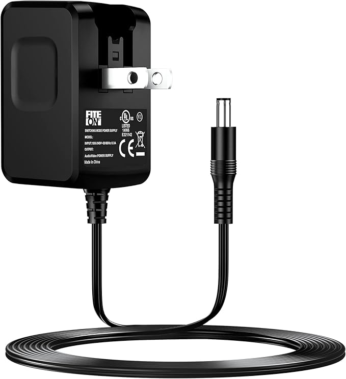 FITE ON AC to DC Replacement Automatic Pet Feeder Power Adapter Wall Cat Dog Brid Feeder Food Dispenser Charger Power Supply Cord UL Listed (for Droll Yankees)