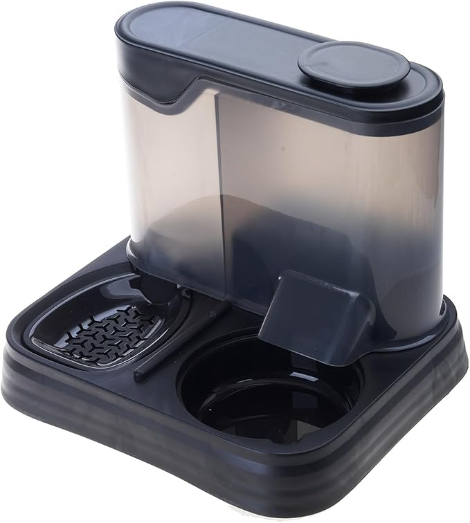 Automatic Refilling Pet Water Bowl and Food Dish Set with Stainless Steel Removable Tray Anti Tip Base for Small Animals Stylish Automatic Pet Feeders for Cats and Dogs