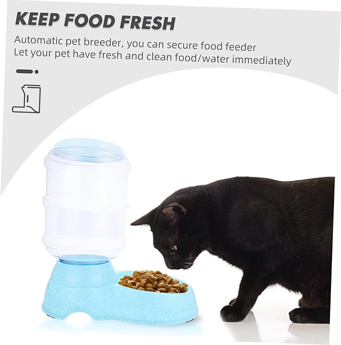 Beaupretty Automatic Pet Food Dispenser Compact and Elegant Feeder for Cats and Dogs Easy to Use Pet Supply