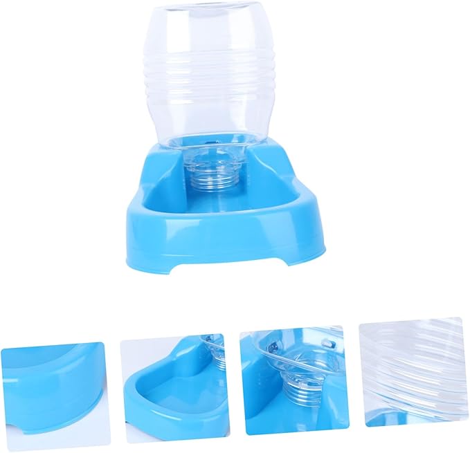 FRCOLOR 3pcs Pet Water Feeder Bowl Creative Drinking Tool for Dogs and Puppies Automatic Water Dispenser for Home and Pet Shops